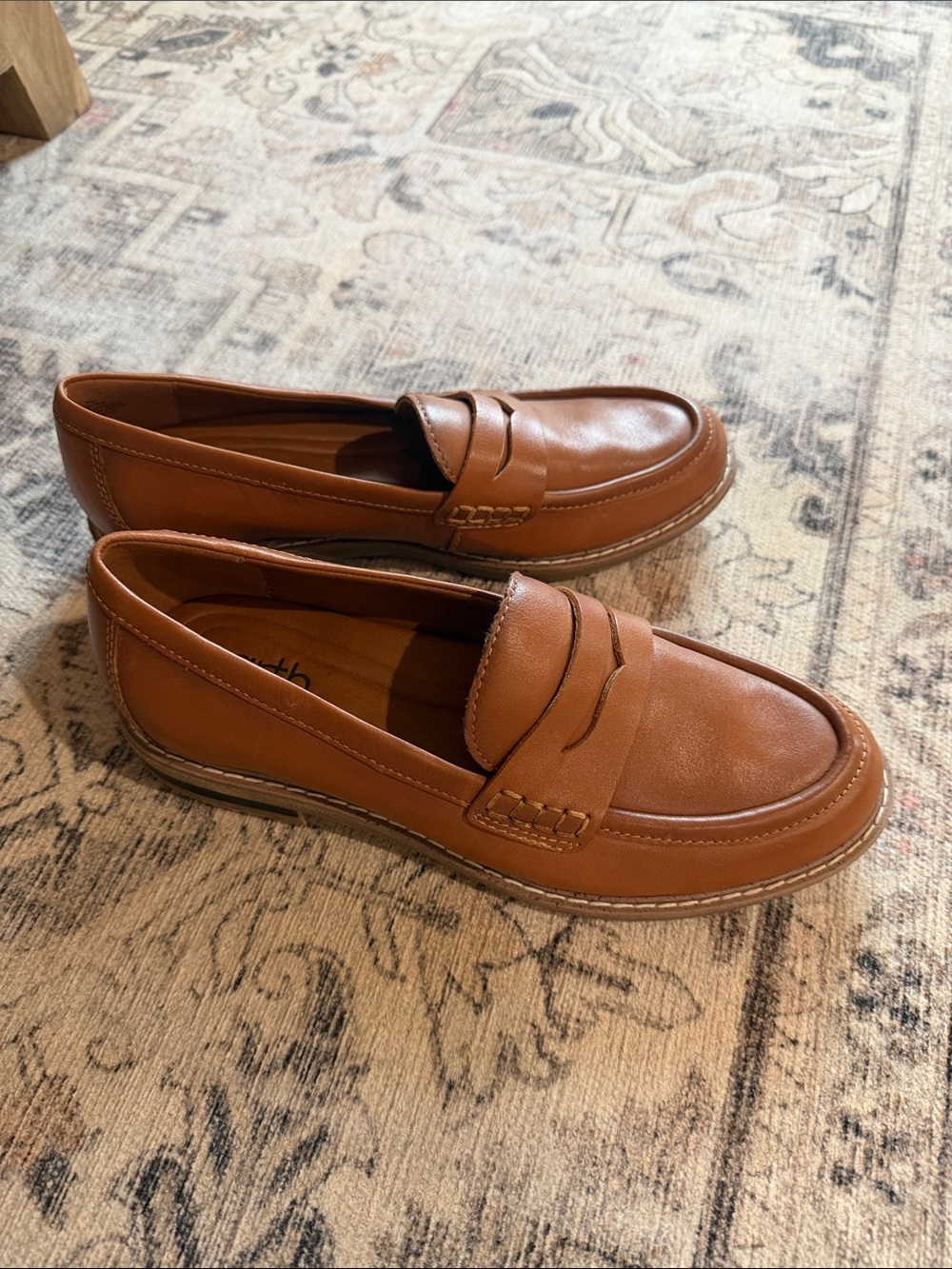 Classic women’s Tan Penny Loafers